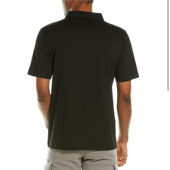 Theory Men's Black Polo Shirt Cotton Blend Size XL - Picture 2 of 13
